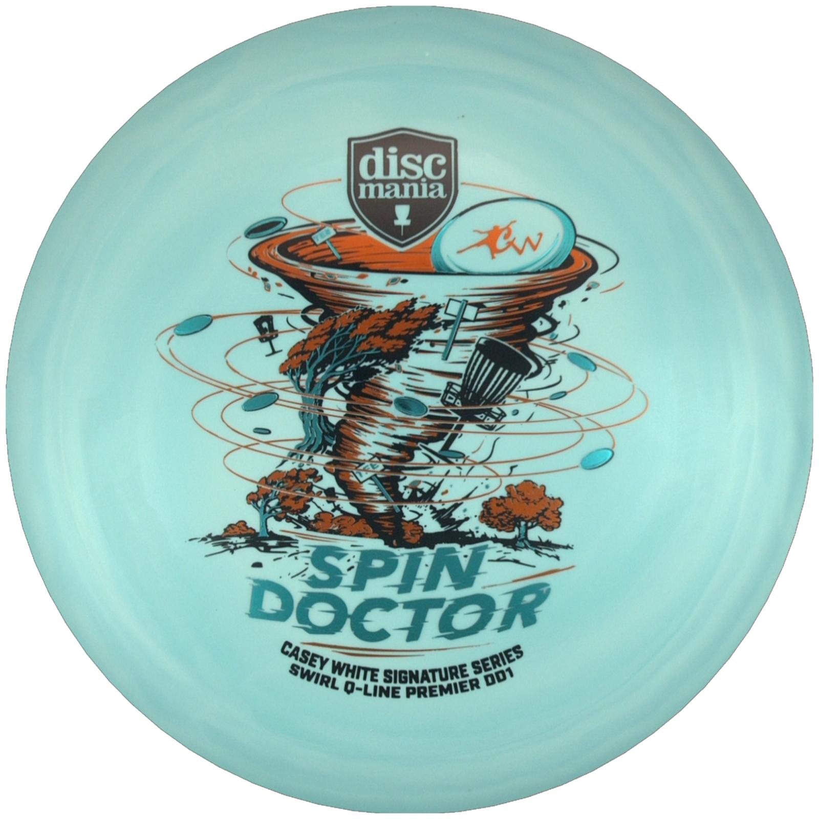Discmania Swirl Q-Line DD1 Spin Doctor Casey White Signature Series